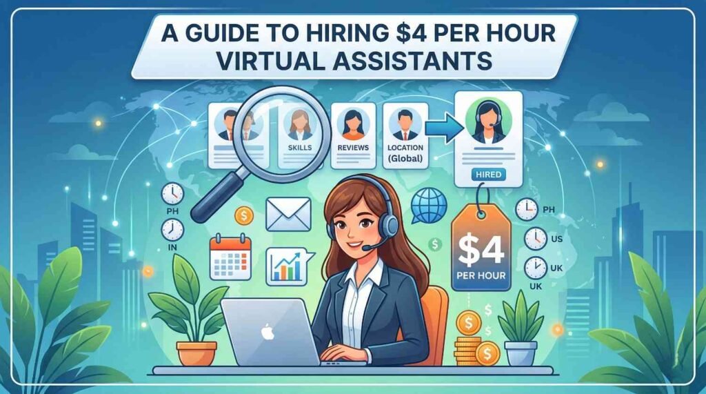 A Guide to Hiring $4 per Hour Virtual Assistants