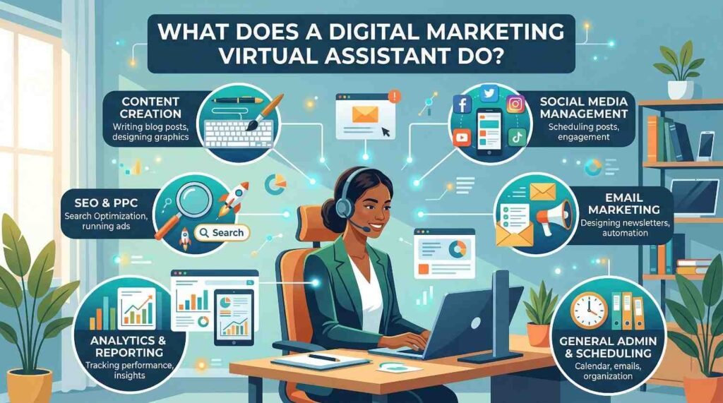 What Does A Digital Marketing Virtual Assistant Do