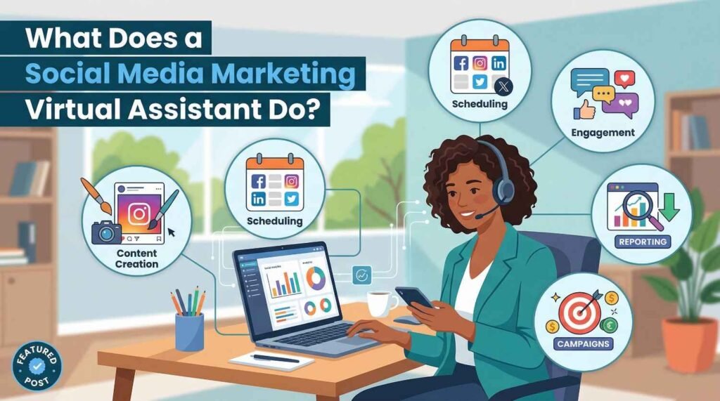 What does a social media marketing virtual assistant do